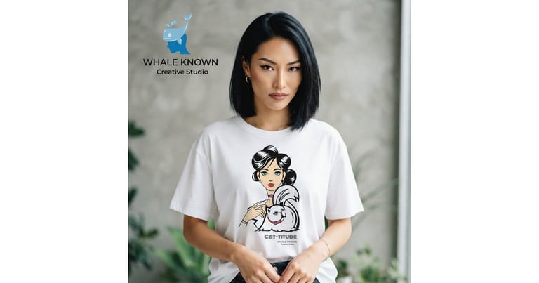 Whale Known-Pet lover-Cattitude-WhiteT